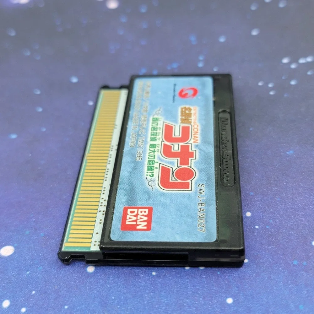 Detective Conan Nishi no Saidai no Kiki (Bandai Wonderswan) JAPANESE Game 0122